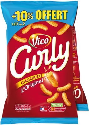 Curly Cacahuète l'Original (+10% gratuit, lot de 2)