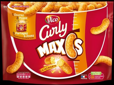 Curly cacahuète maxis