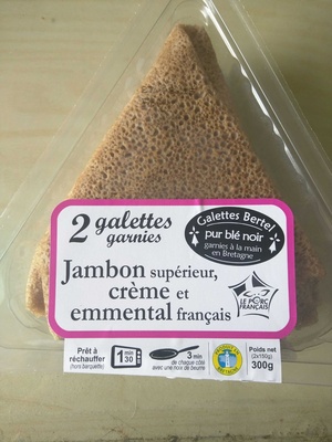 Galettes de blé noir garnies Jambon