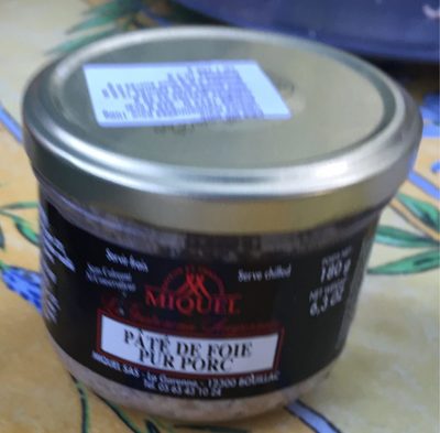 Pate de foie pur porc