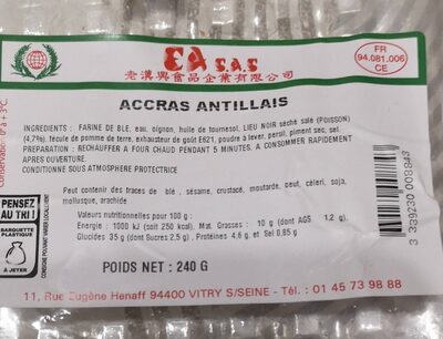 ACCRAS ANTILLAIS