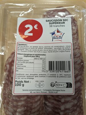Saucisson sec supérieur
