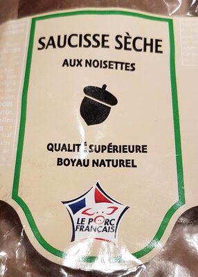 Saucisse sèche aux noisettes