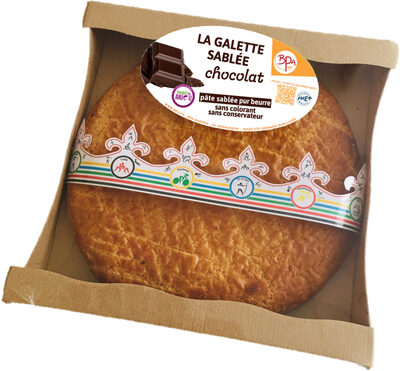 Galette sablee chocolat feve - 6/8 parts 400g