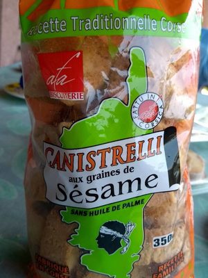 Canistrelli aux graines de sésame