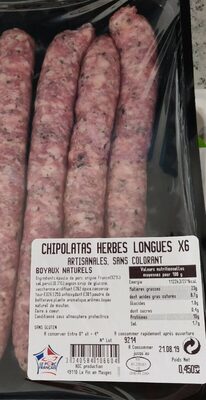 Chipolatas herbe