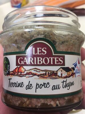 Terrine Porc Recette Fermiere 180G Garibotte