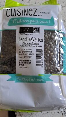 Lentilles vertes