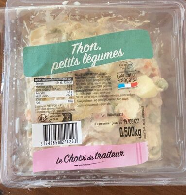 Thon petits legumes