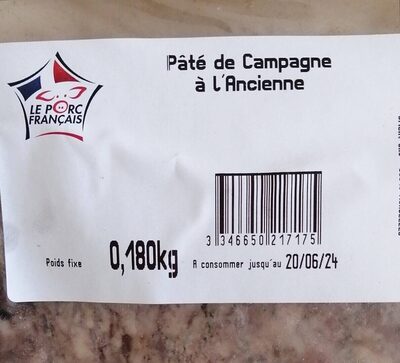 Pate de campagne a l ancienne
