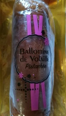 Ballottine de volaille pistachée