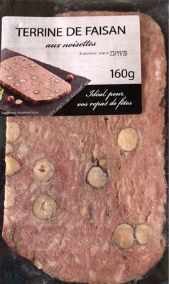 TERRINE DE FAISAN AUX NOISETTES