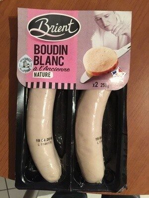 Boudin blanc à l'ancienne nature