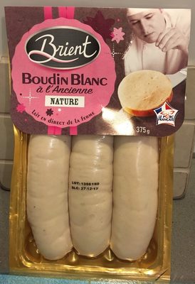 Boudin blanc à l’ancienne nature