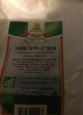 Farine de millet brun