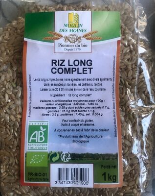 Riz long complet