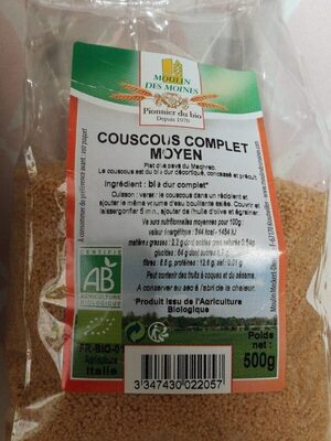 Couscous complet moyen