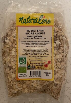Muesli sans sucre ajouté