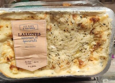 Lasagnes saumon épinards