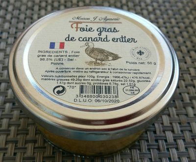 Foie gras de canard entier