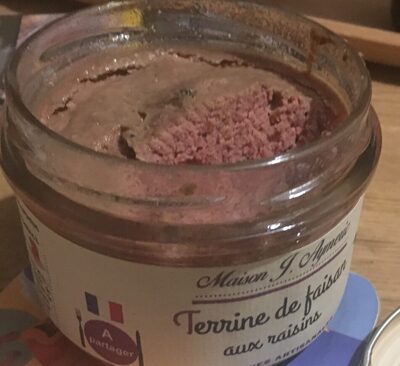 Terrine de faisan aux raisins