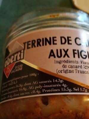 Terrine de canard aux figues