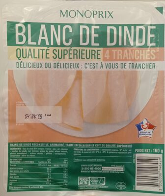 Blanc de dinde qualité supérieure