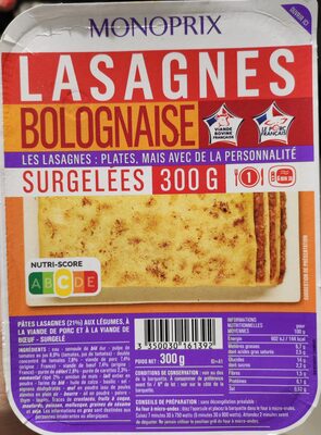 Lasagnes bolognaise