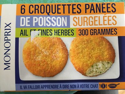 Croquettes panées de poisson
