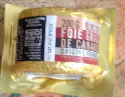 Bloc de foie gras de canard