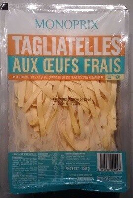 Tagliatelles aux œufs frais