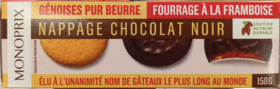 Génoises fourrées à la framboise