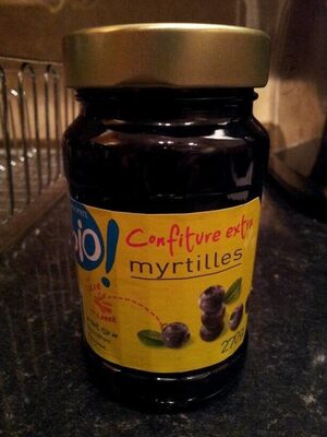 Confiture de myrtilles au sucre de canne