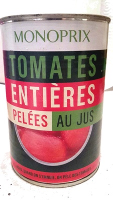 Tomates entières pelées au jus