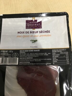 Noix de bœuf séchée aux épices  et aux aromates