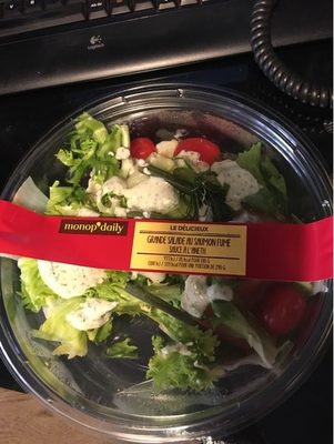 Grande Salade Au Saumon Fumé