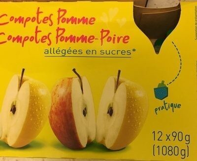 Compotes de pommes et pommes-poires