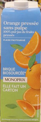 Orange Sans Pulpe