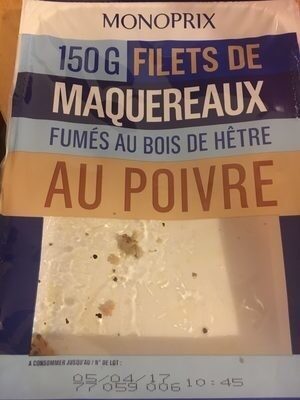 Filets de maquereaux au poivre