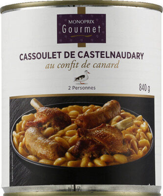 Cassoulet au confit de canard de castelnaudary