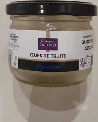 Œufs de truite monoprix