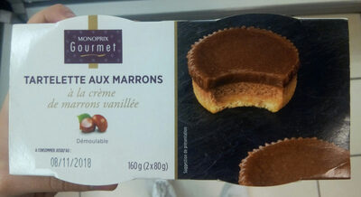 Tartelette aux marrons