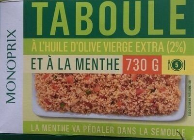 Taboulé à l'huile d'olive vierge extra et à la menthe