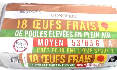 Oeufs frais