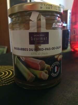 Confiture Rhubarbe du Nord-Pas-De-Calais