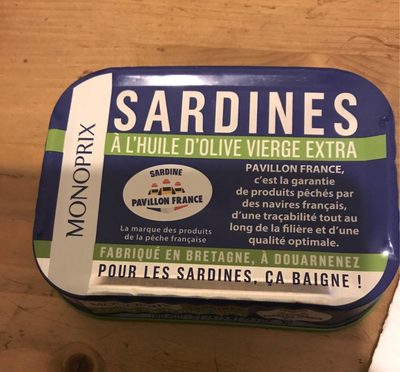 Sardines à l'huile d'olive vierge extra