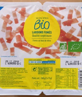 Lardons Fumés Qualité Supérieure