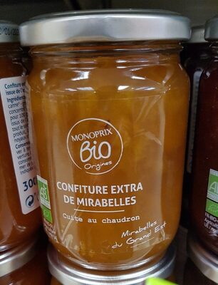 Confiture extra de mirabelles