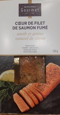 Coeur de filet de saumon fumé