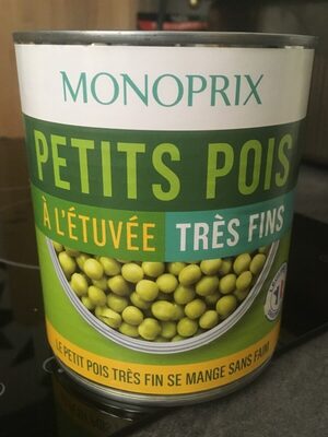 Petits pois à l'etuvée très fins